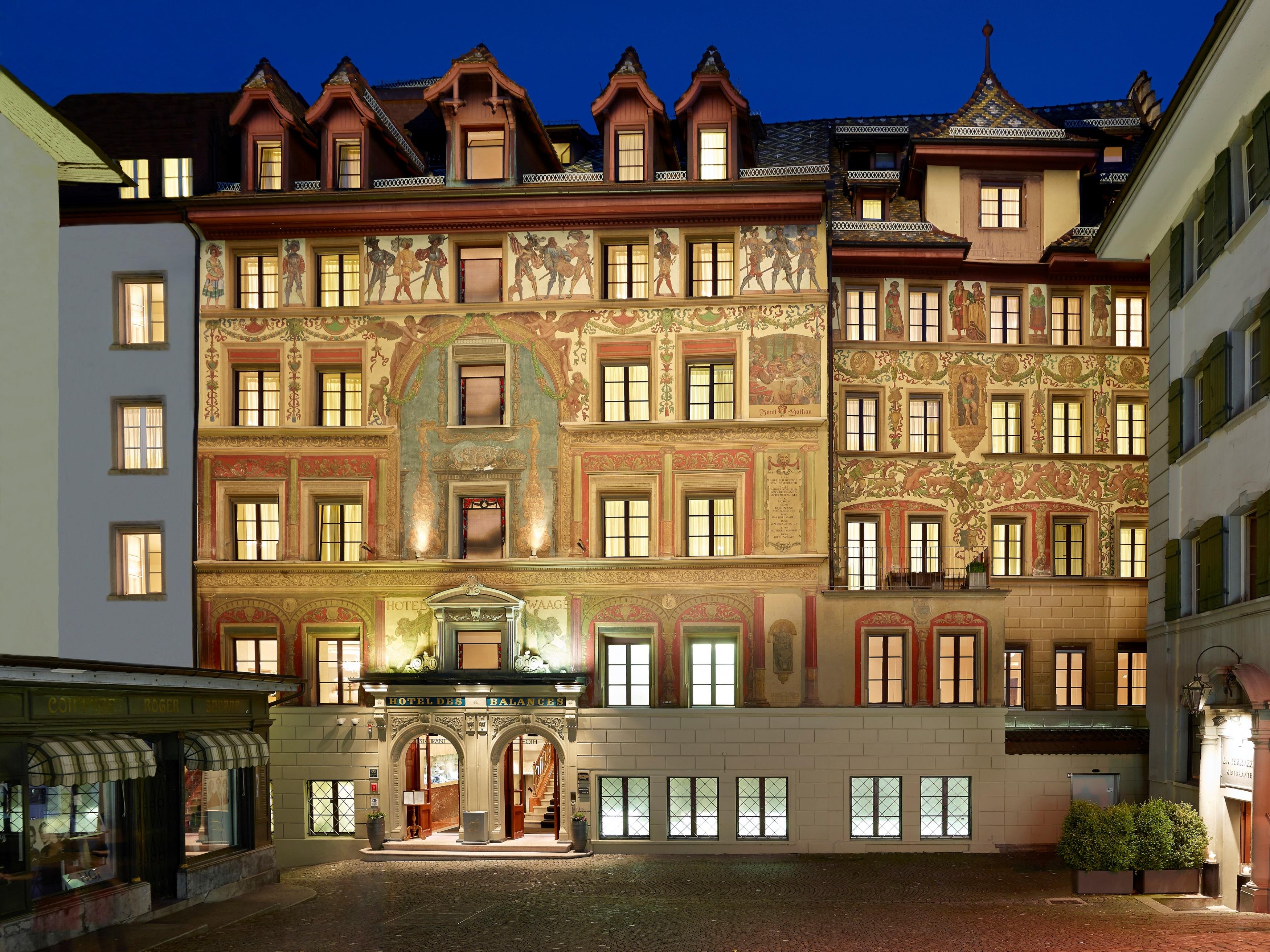 Hotel Des Balances Luzern Exterior foto